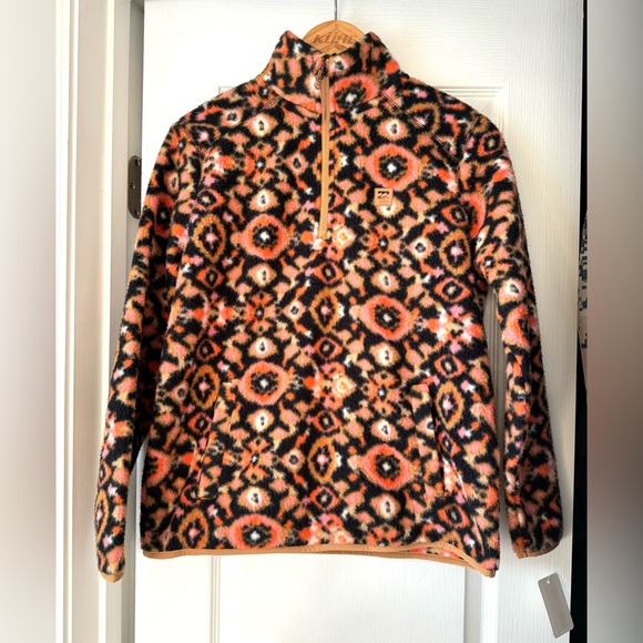 NWT Billabong A/Div Boundary Mock 3 Fleece Half-Zip Pullover Sweatshirt Size S - Picture 3 of 7